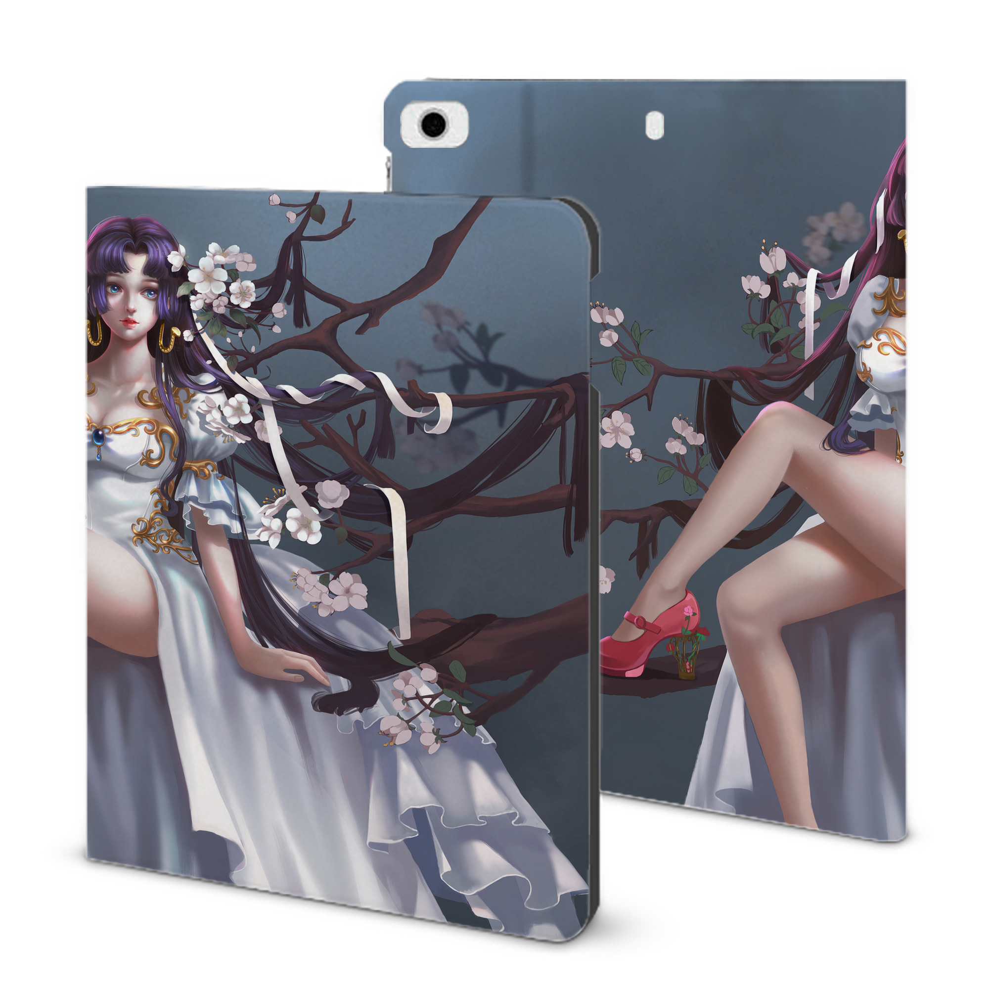 ワンピース ONE PIECE IPad ケース ブック型 PUレザー TPU 耐衝撃 軽量 薄型 ペン収納なし 全面保護 IPad 各モデル対応